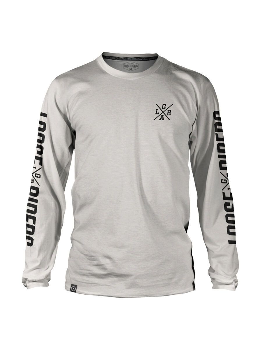 Loose Riders Sender Longsleeve Jersey, white - Bild 1