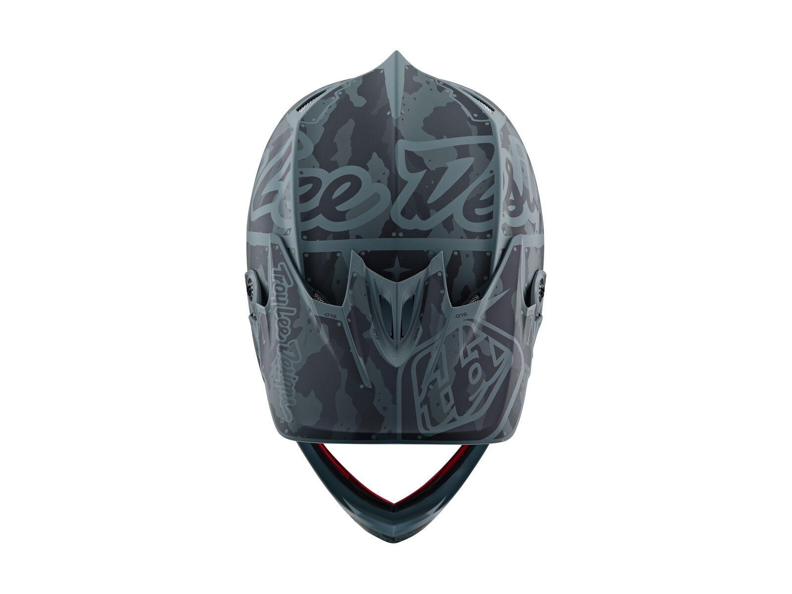 TroyLee Designs D3 Fiberlite Factory Camo Helmet, green - Bild 3