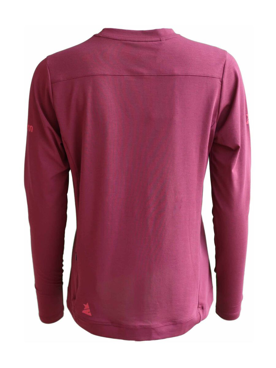 Zimtstern TrailFlowz Shirt LS Wmns, windsor wine - Bild 2