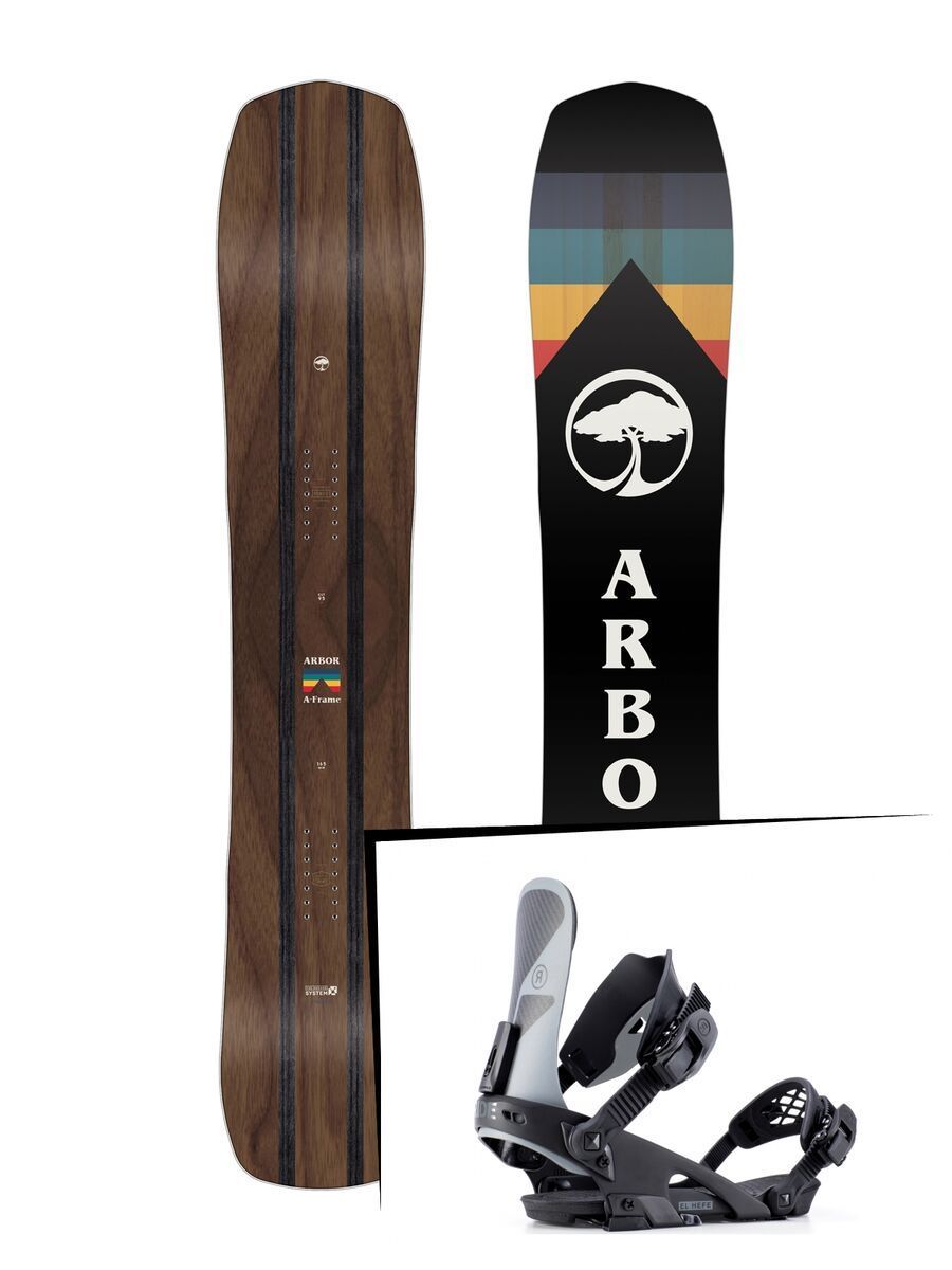 Set: Arbor A-Frame 2019 + Ride EL Hefe black - Bild 1