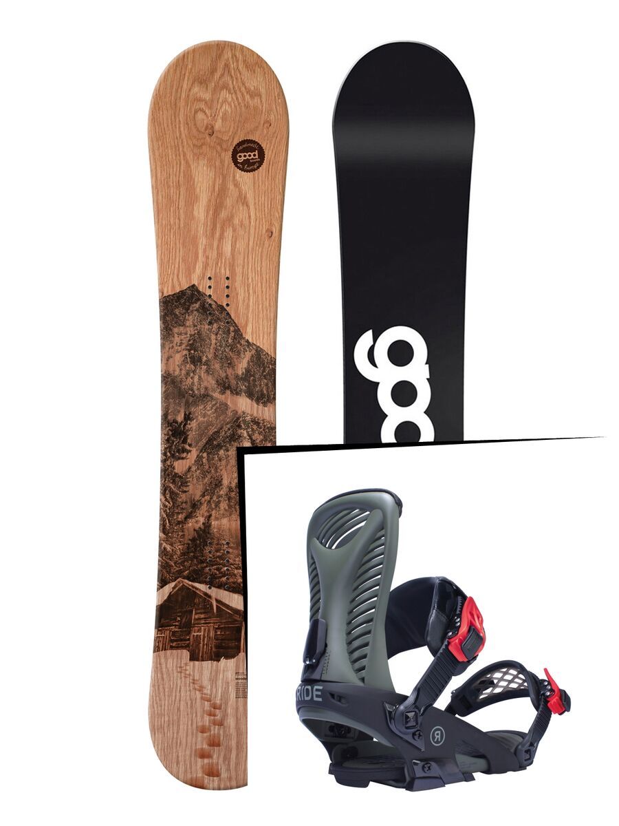 Set: goodboards Wooden 2017 + Ride Capo (1770118S) - Bild 1