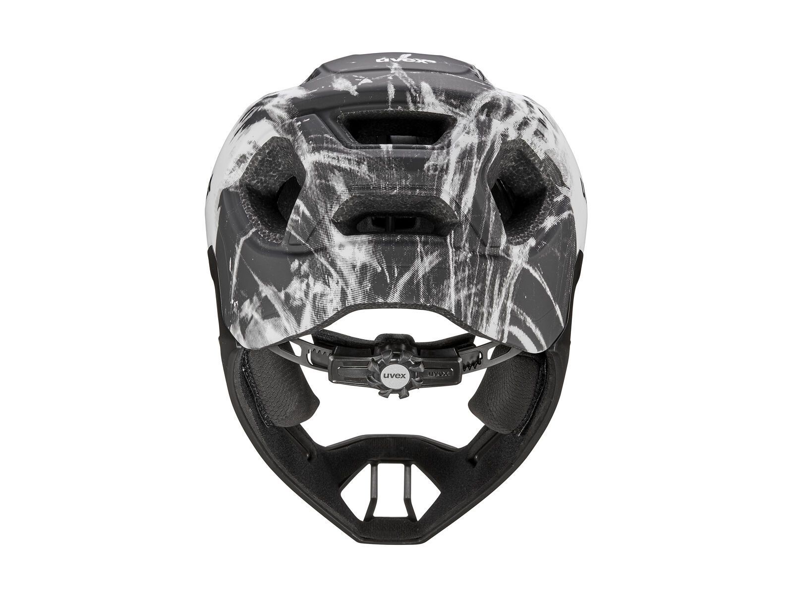 uvex react jr. fullface, black-white matt - Bild 4