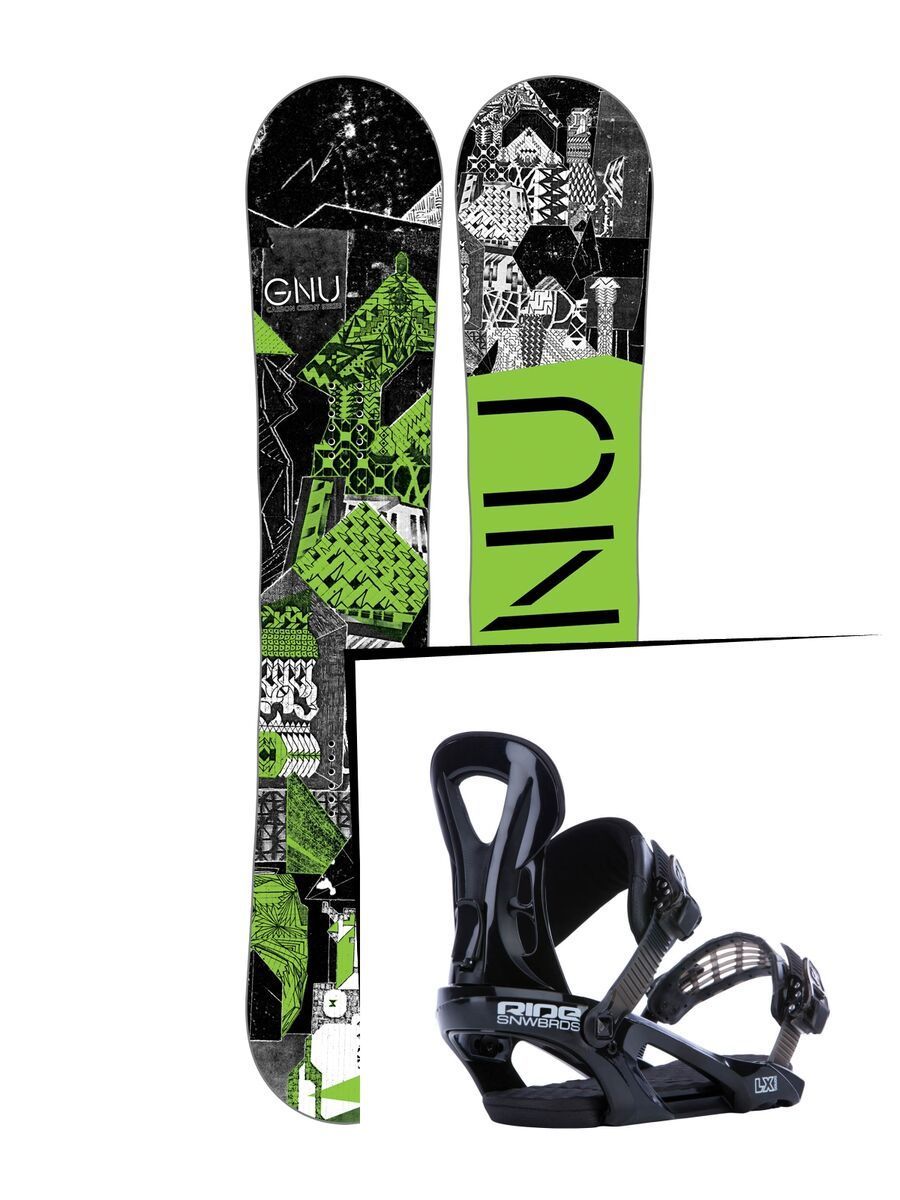 Set: Gnu Carbon Credit 2017 + Ride LX (1178197S) - Bild 1