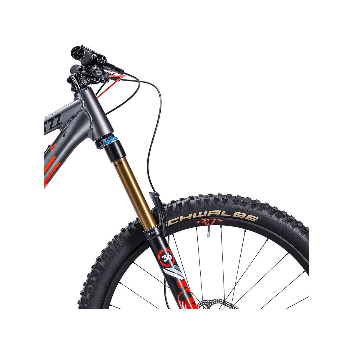 Cube Fritzz 180 HPA SL 27.5, black/flashred - Bild 5