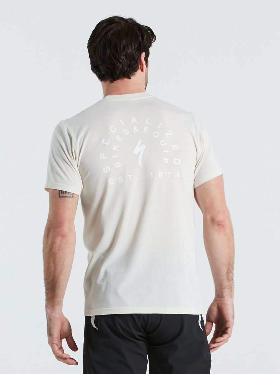Specialized Stoke Short Sleeve T-Shirt, white mountains - Bild 4