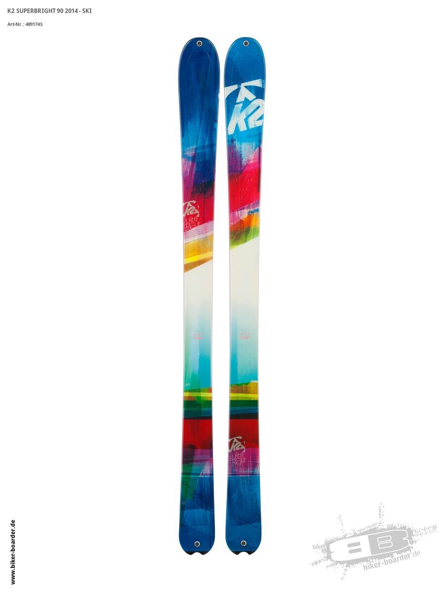 K2 SKI Set: SuperBright 90 2014 + Marker F12 Tour EPF - Bild 2