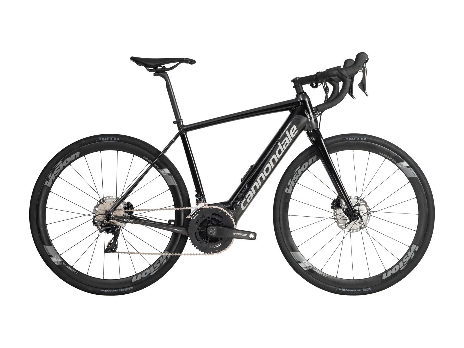 Cannondale Synapse Neo 1, jet black w/ graphite and fine silver - gloss - Bild 1