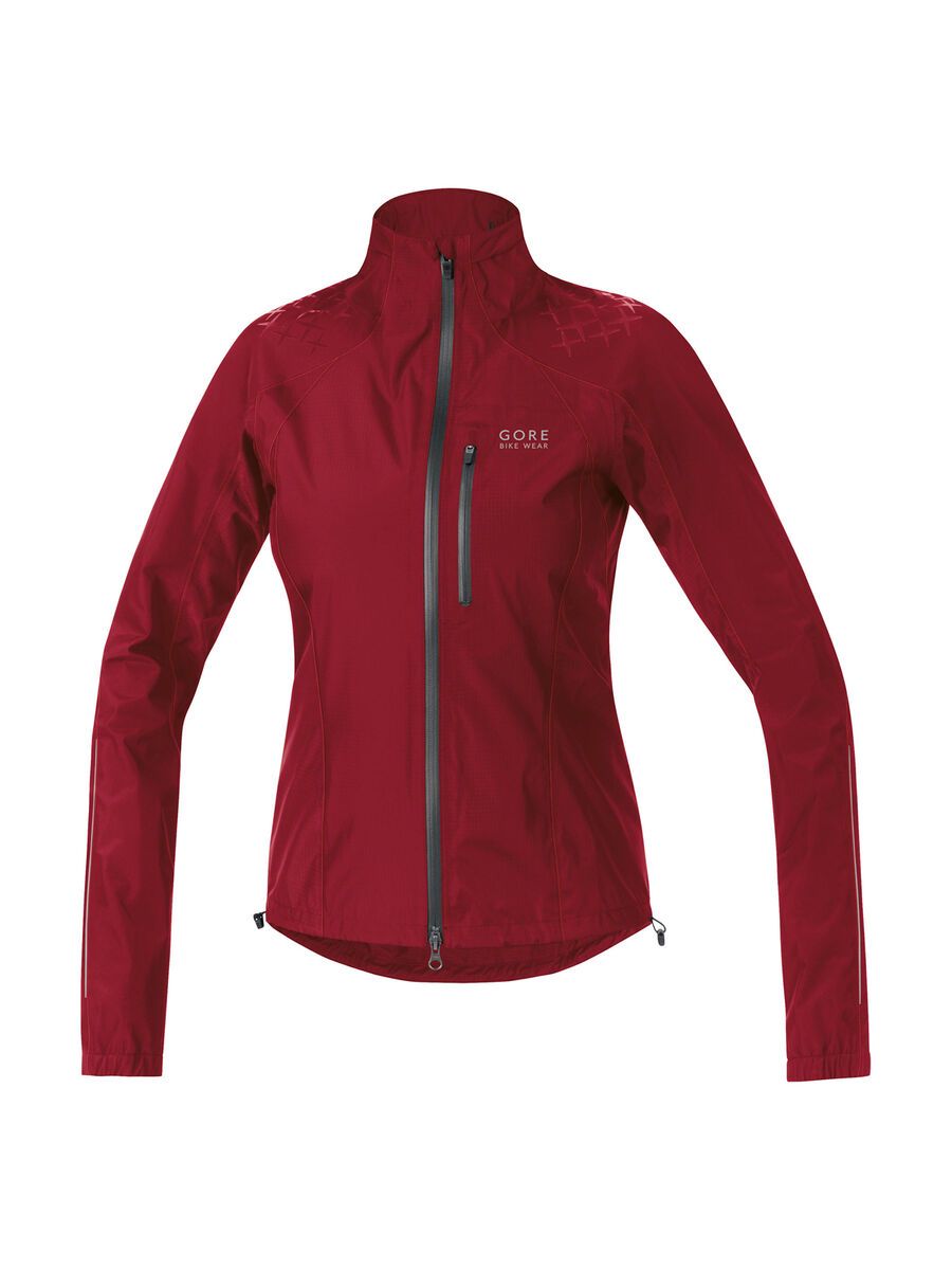 Gore Bike Wear Alp-X 2.0 Gore-Tex Active Lady Jacke, ruby red/lumi orange - Bild 1