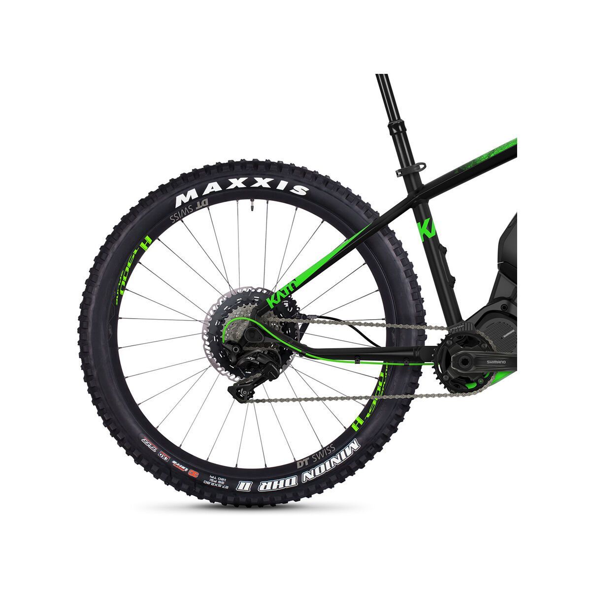 Ghost Hybride Kato S6.7+ AL, night black/neon green - Bild 4