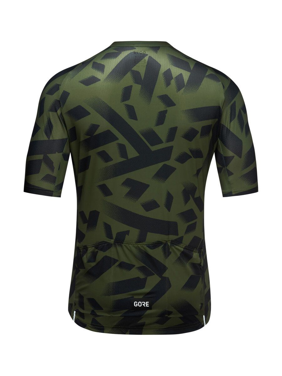 GOREWEAR Spirit Signal Camo Trikot Herren, utility green/black - Bild 3