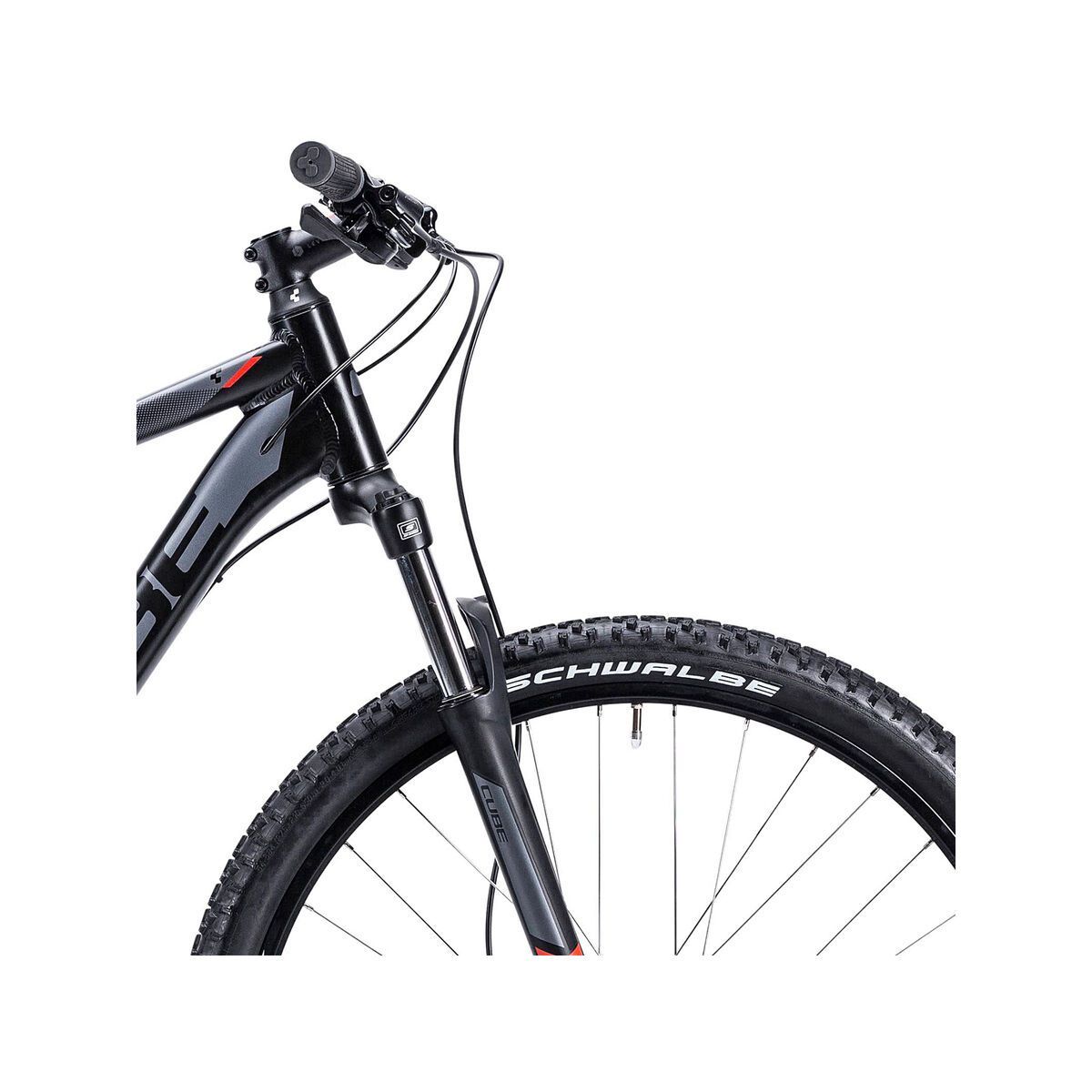 Cube Aim Disc 27.5, black/grey/red - Bild 5
