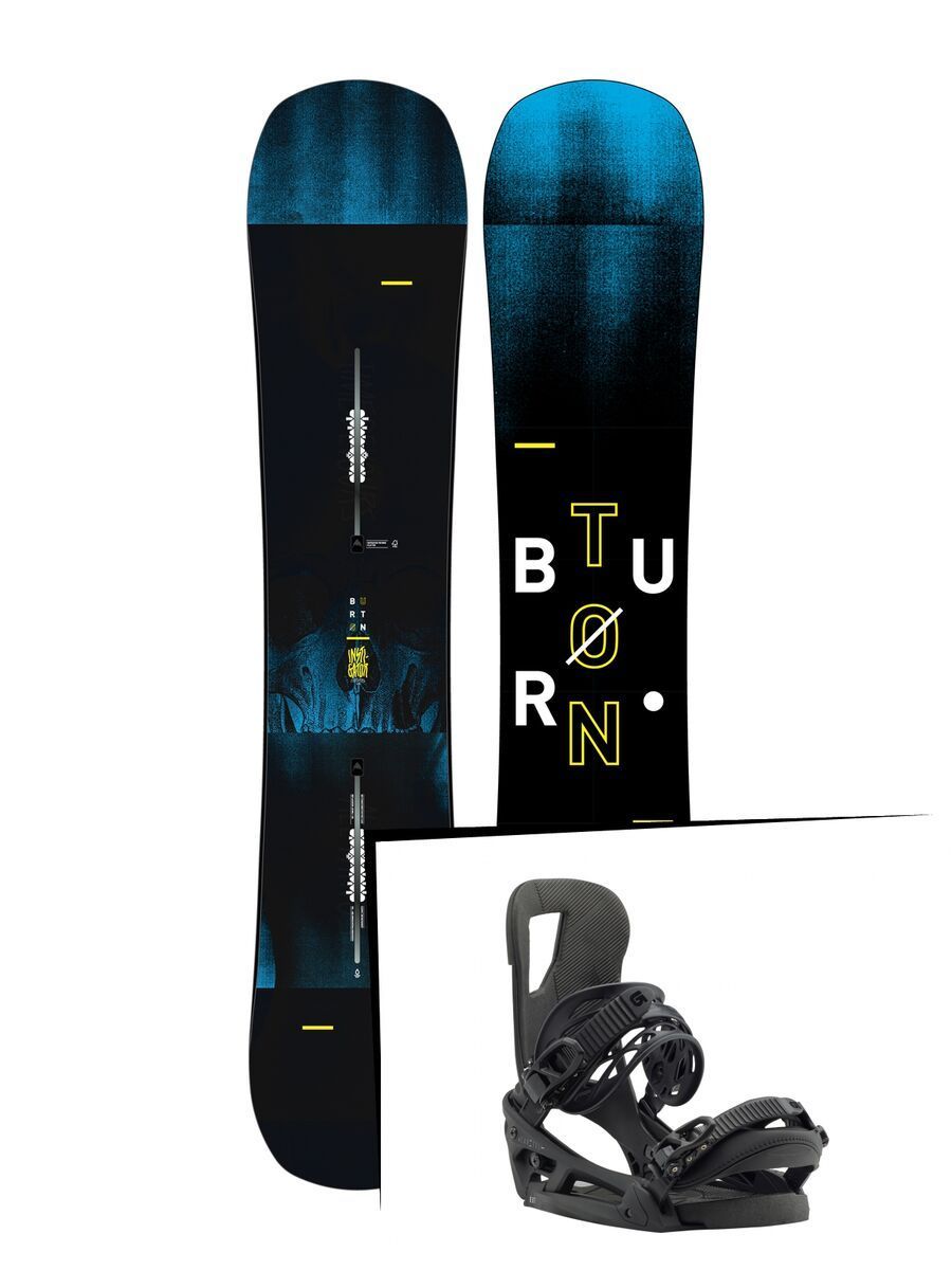 Set: Burton Instigator Wide 2019 + Burton Cartel EST black matte - Bild 1