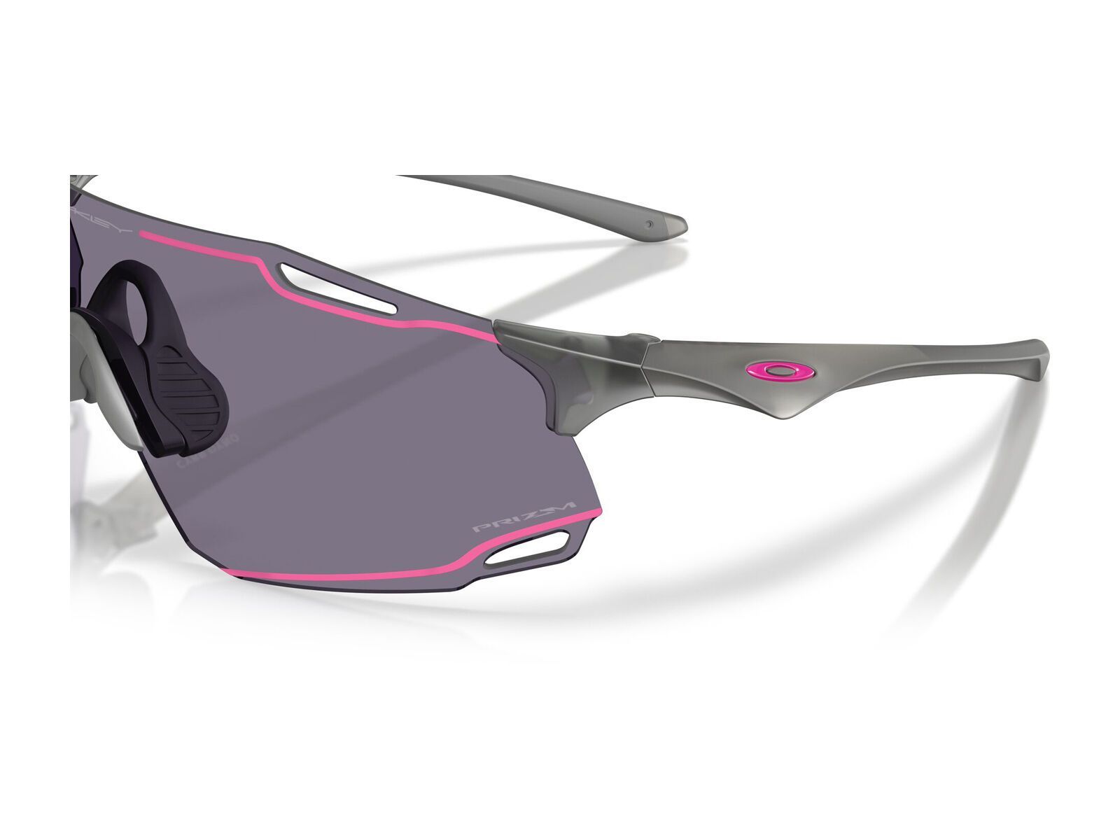 Oakley Cybr Dyno, Prizm Grey w/ Pink Ink / matte grey smoke - Bild 4