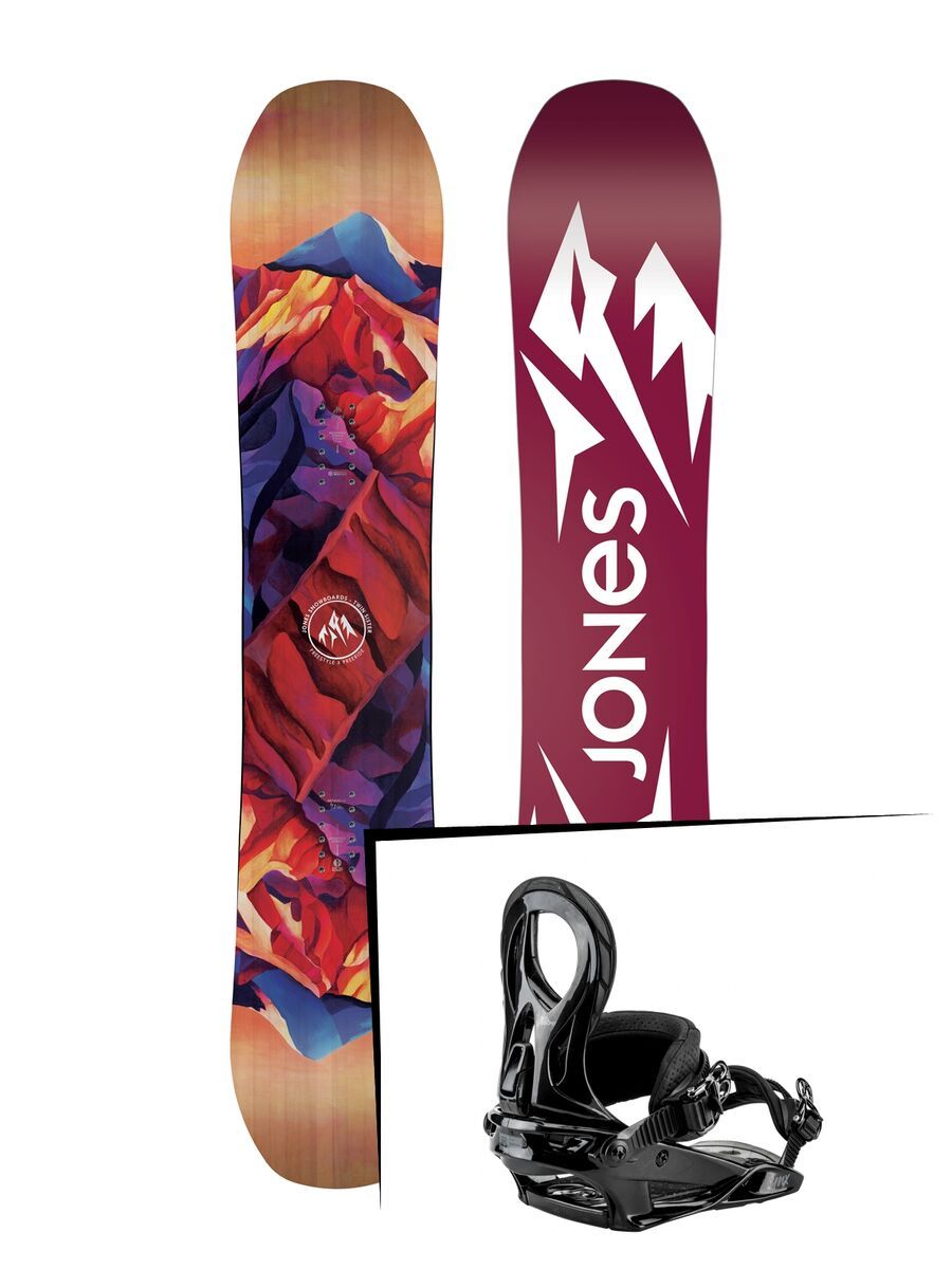 Set: Jones Twin Sister 2019 + Nitro Lynx black chrome - Bild 1