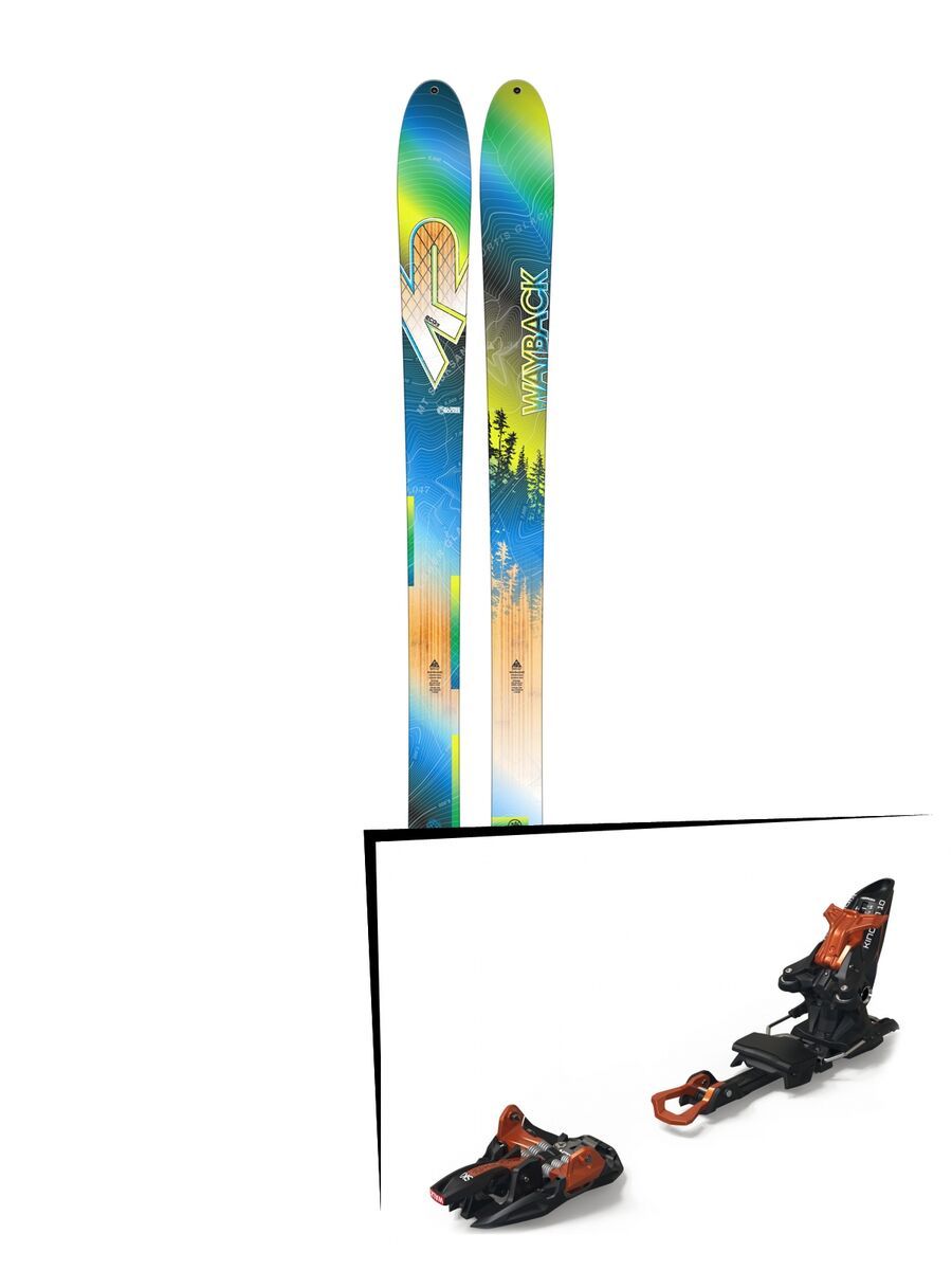 Set: K2 SKI Wayback 82 ECOre 2017 + Marker Kingpin 10 (2319333) - Bild 1