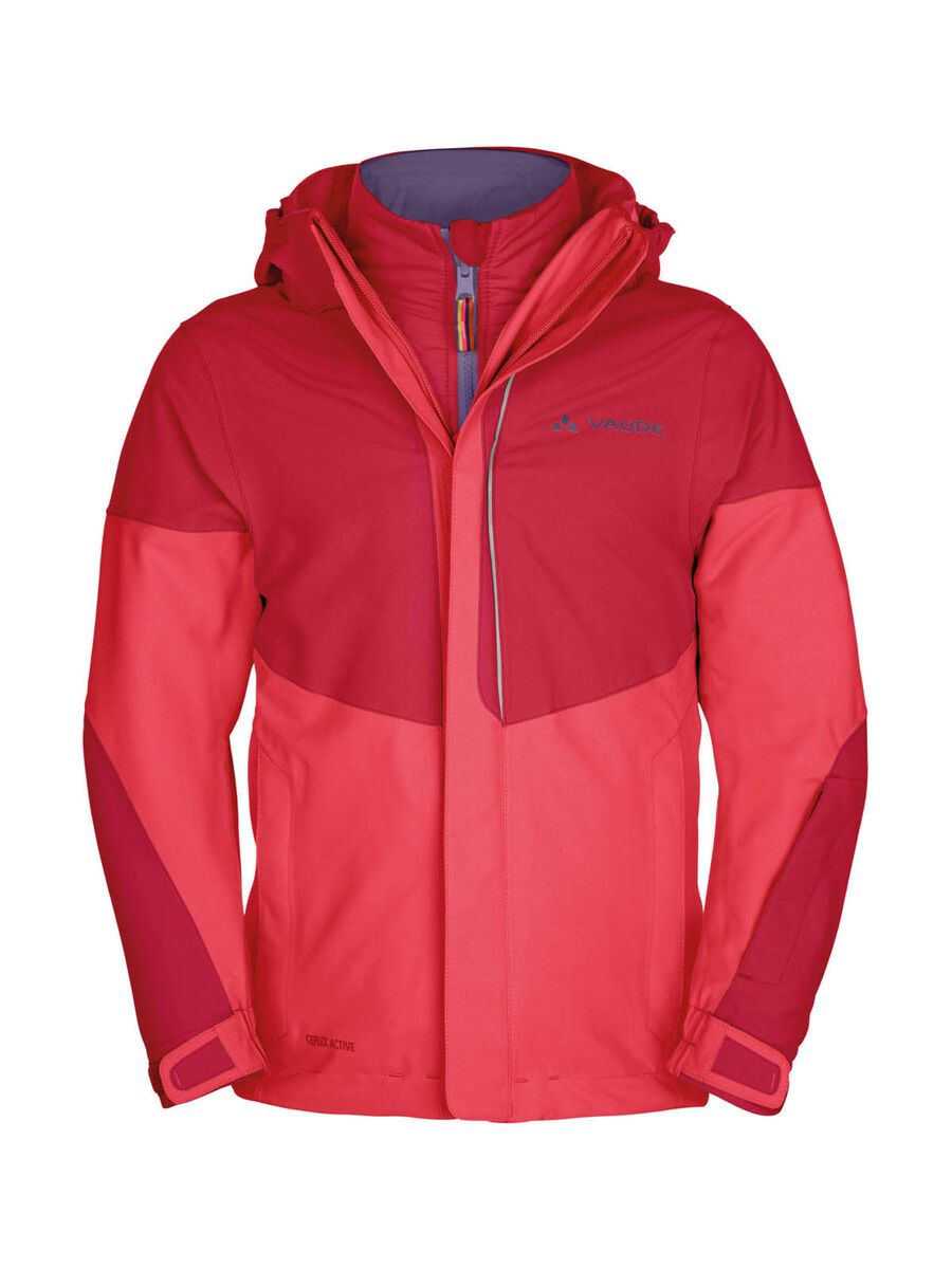 Vaude Kids Suricate 3in1 Jacket II, flame - Bild 1