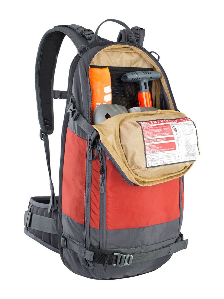 Evoc FR Pro 20l - M/L, carbon grey/chili red - Bild 2