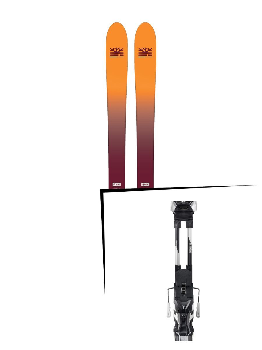 Set: DPS Skis Wailer F99 Foundation 2018 + Atomic Tracker 13 MNC black/silver - Bild 1