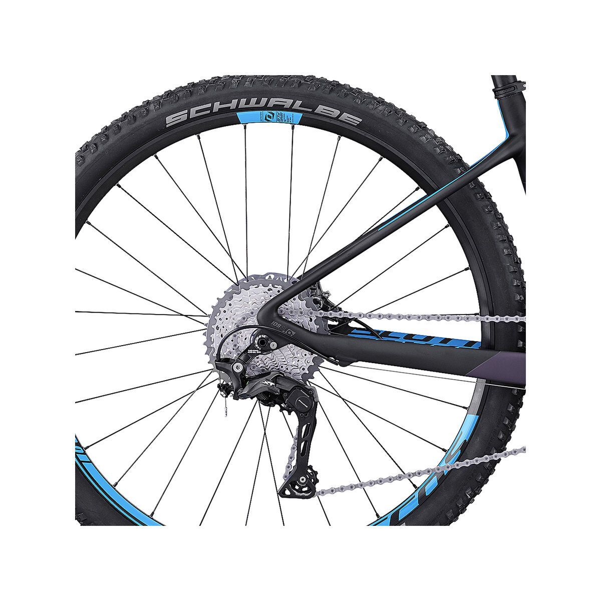 Scott Contessa Scale 700 RC, black/anthracite/blue - Bild 5