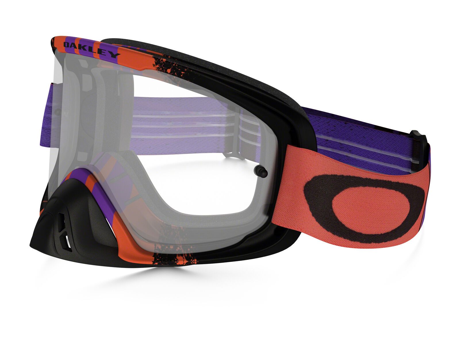 Oakley O2 MX, pinned race red/purple/Lens: clear - Bild 1