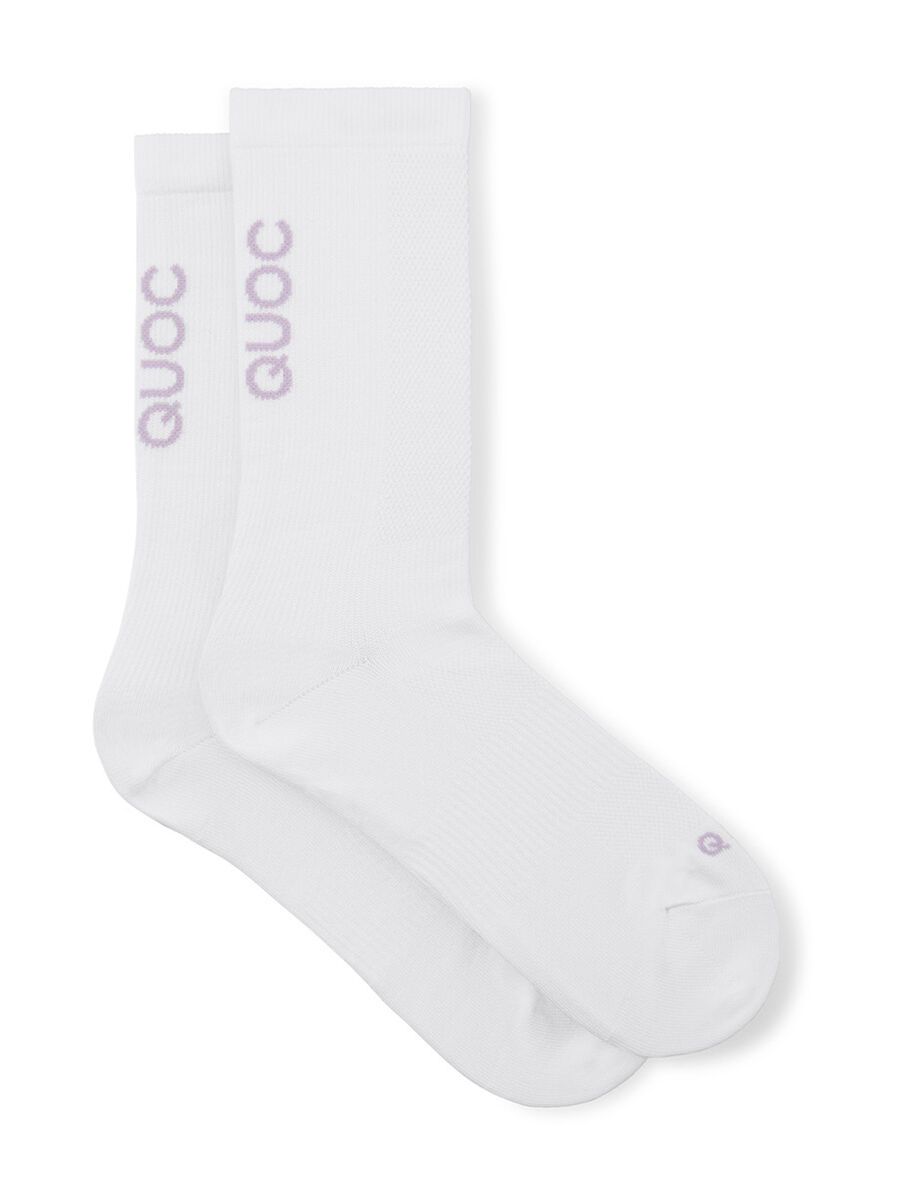Quoc Performance Road Sock 2, white - Bild 1