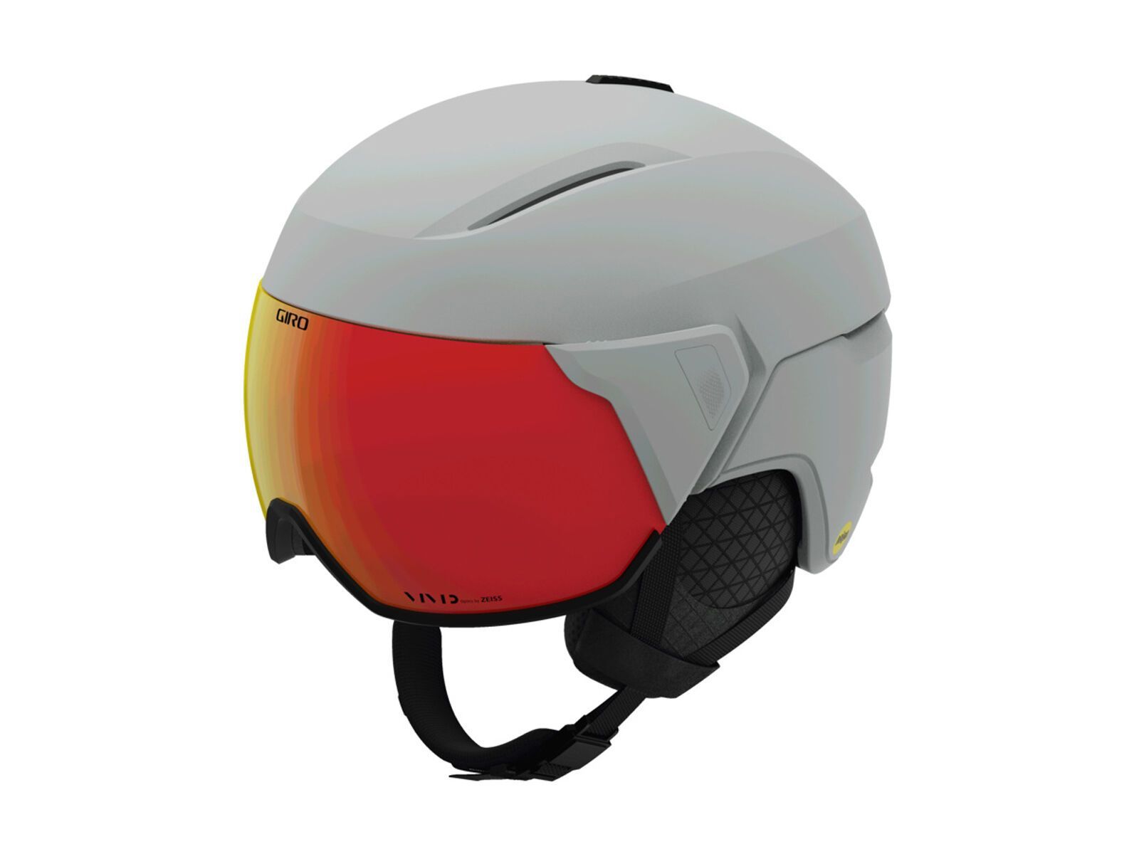 Giro Orbit Spherical MIPS, matte light grey + vivid ember - Bild 1