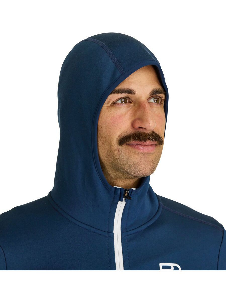 Ortovox Merino Fleece Hoody M, bristle brown - Bild 3