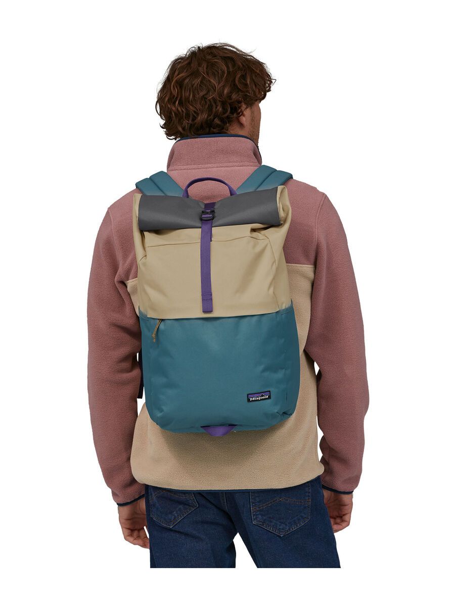 Patagonia Fieldsmith Roll Top Pack, patchwork/tasmanian teal - Bild 3