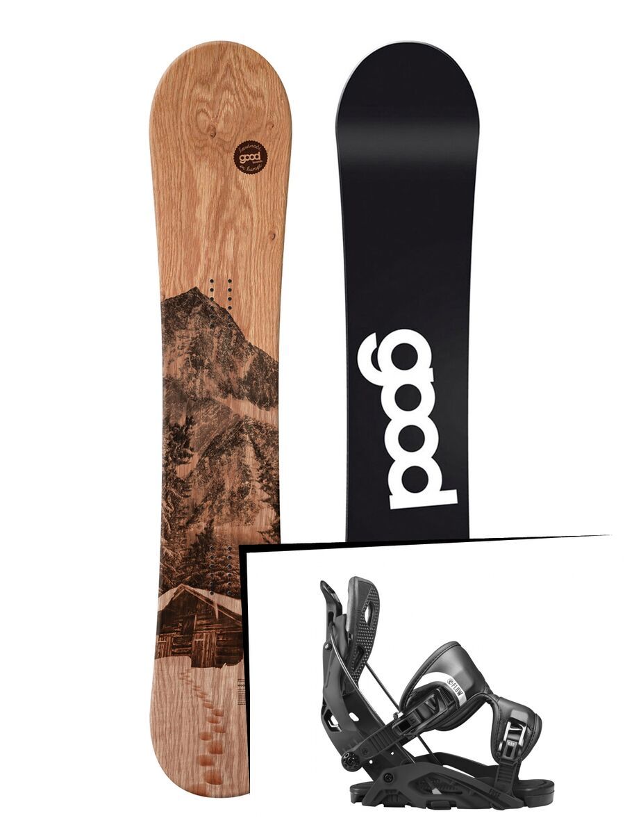 Set: goodboards Wooden 2017 + Flow Fuse (1718351S) - Bild 1