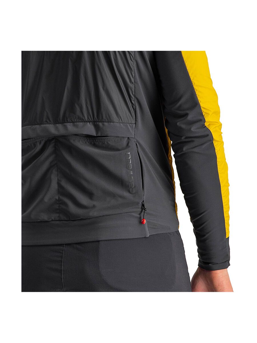 Castelli Unlimited Puffy Jacket, goldenrod/dark gray - Bild 3