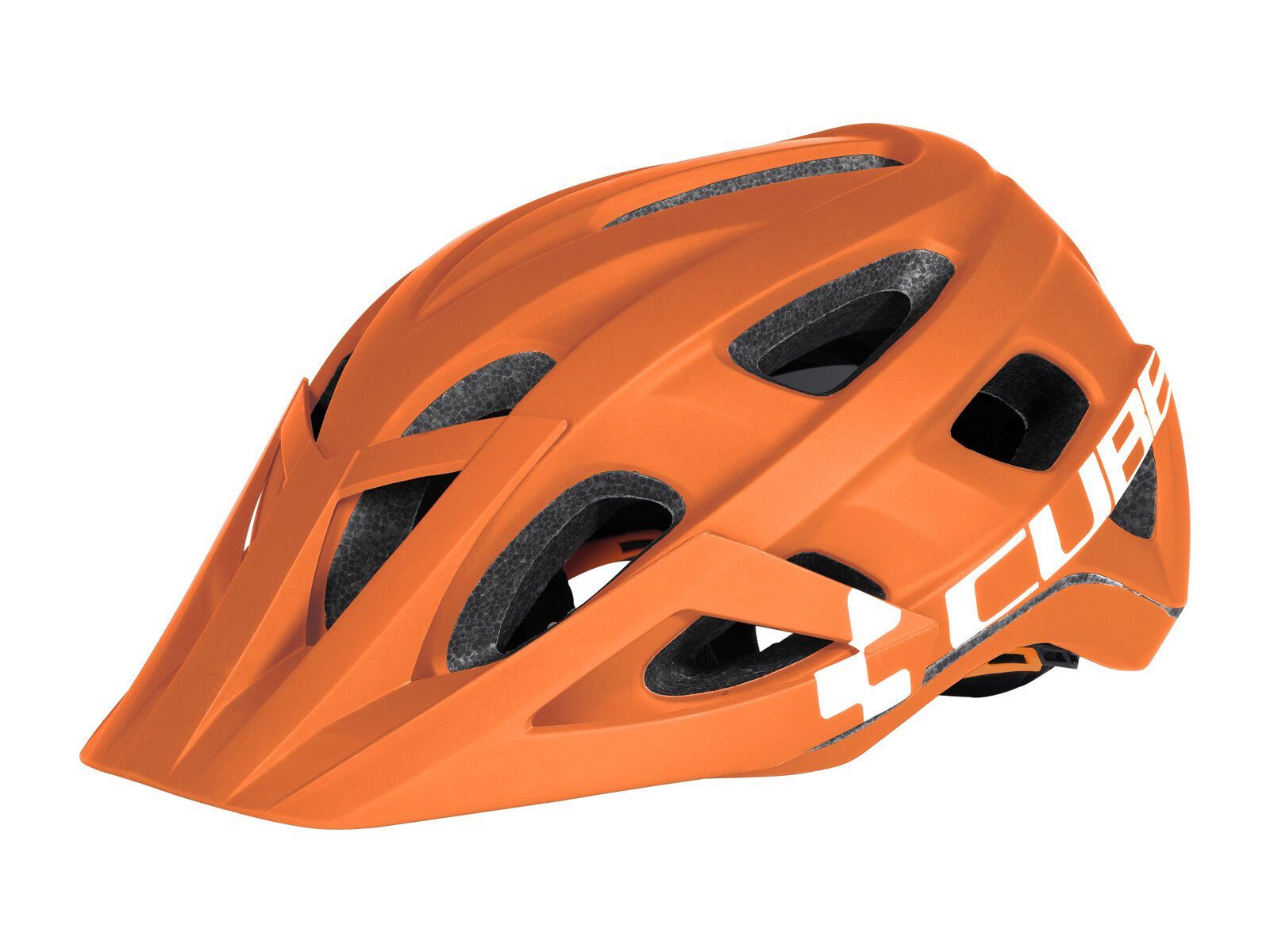 Cube Helm AM Race, orange´n´white - Bild 1