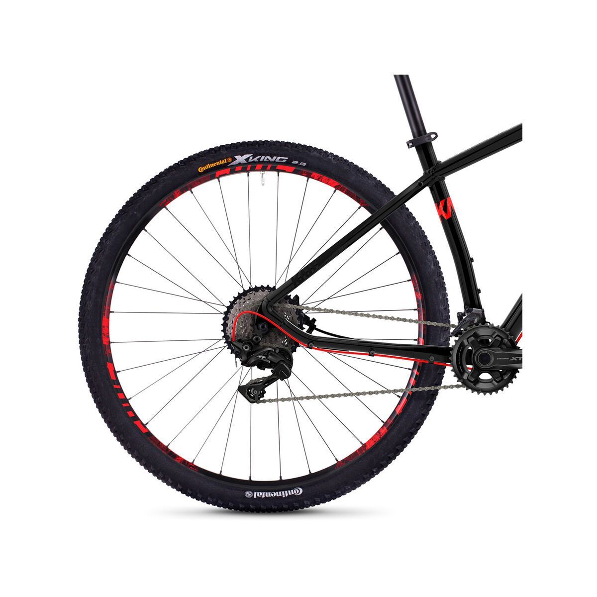 Ghost Kato 9.9 AL, night black/neon red - Bild 4