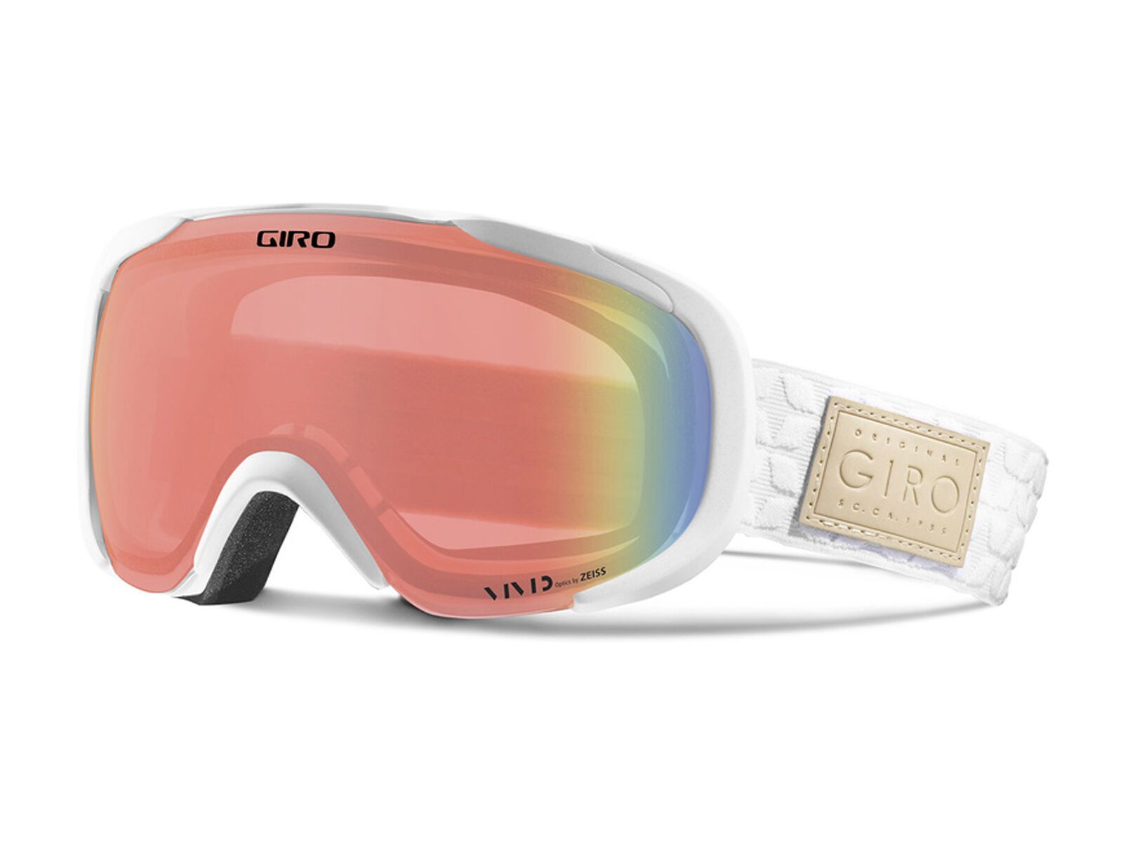 Giro Field, white quilted /Lens: vivid infrared - Bild 1