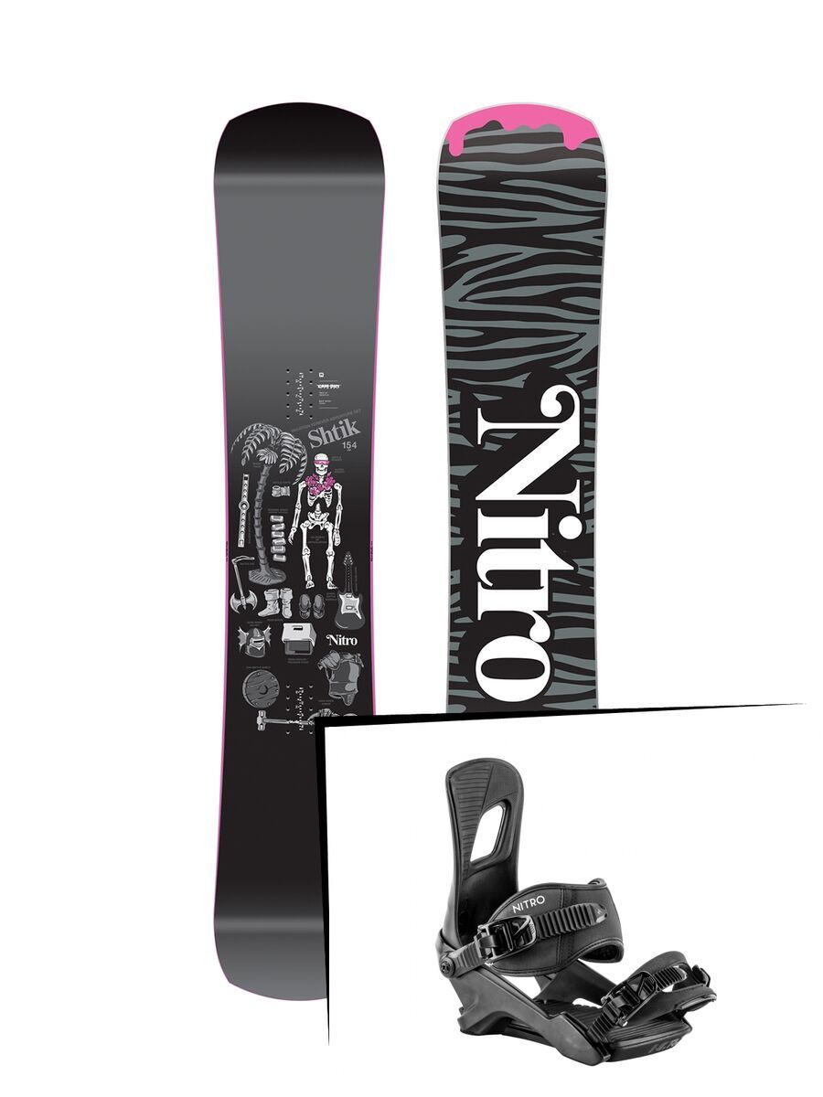 Set: Nitro SHtik 2019 + Nitro Rambler dark night - Bild 1