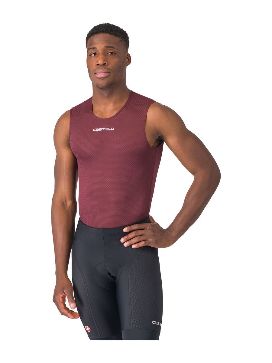 Castelli Pro Mesh 2.0 Sleeveless, deep bordeaux - Bild 1