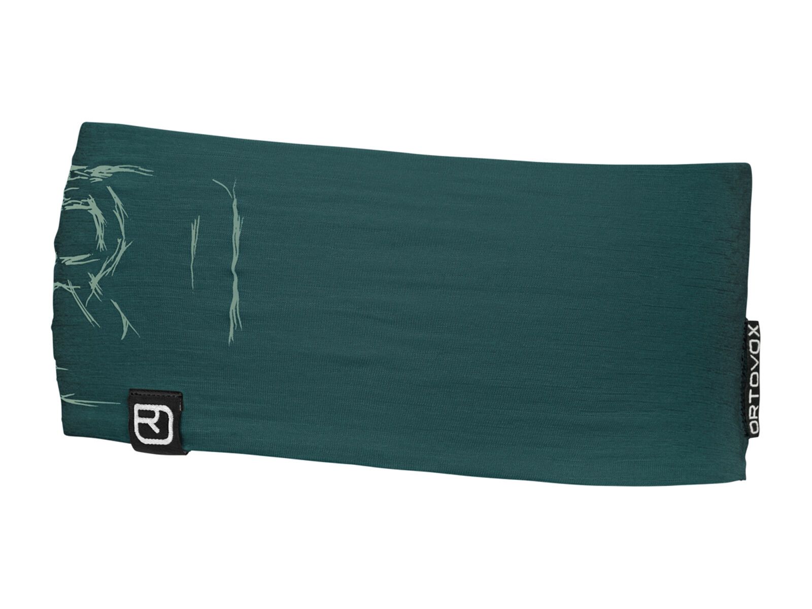 Ortovox 120 Merino Tec Logo Headband, dark pacific - Bild 1