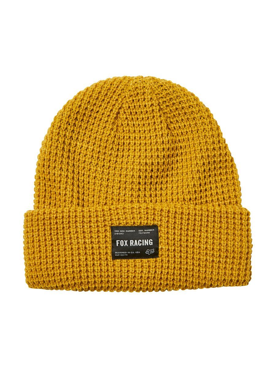 Fox Reformed Beanie, mustard - Bild 1