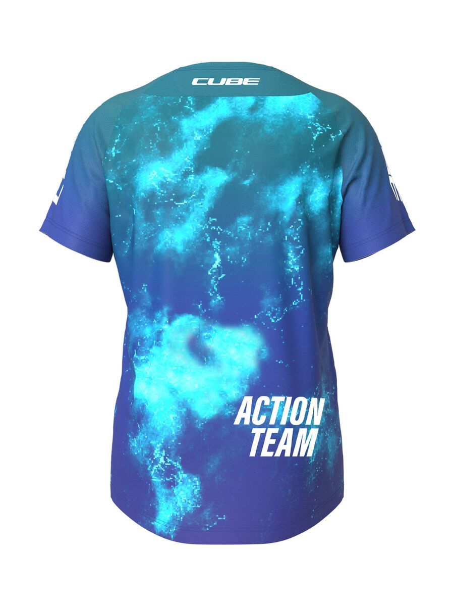 Cube MTB Trikot X Actionteam kurzarm, blue´n´green - Bild 2