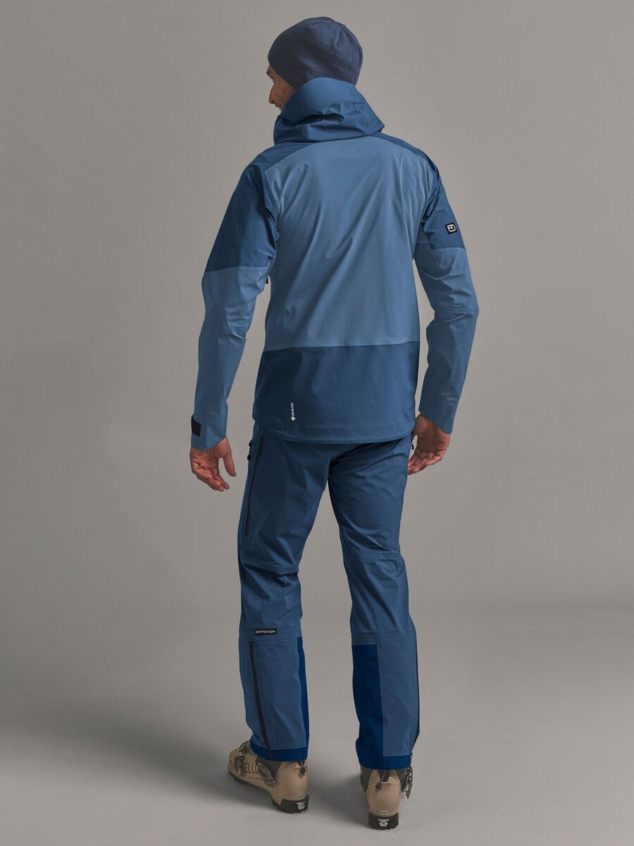 Ortovox Ortler Gore-Tex Pants M, blue nunatak - Bild 4