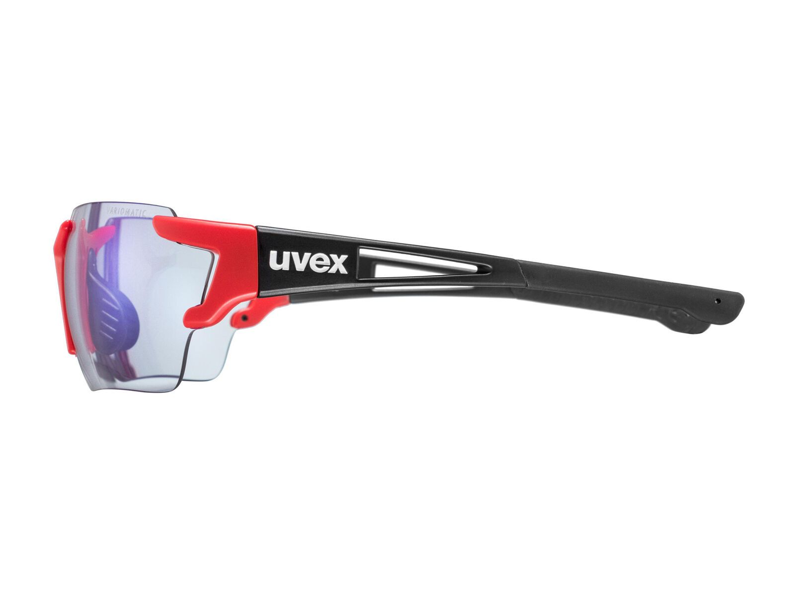 uvex sportstyle 803 race v, black red mat/Lens: variomatic litemirror blue - Bild 2