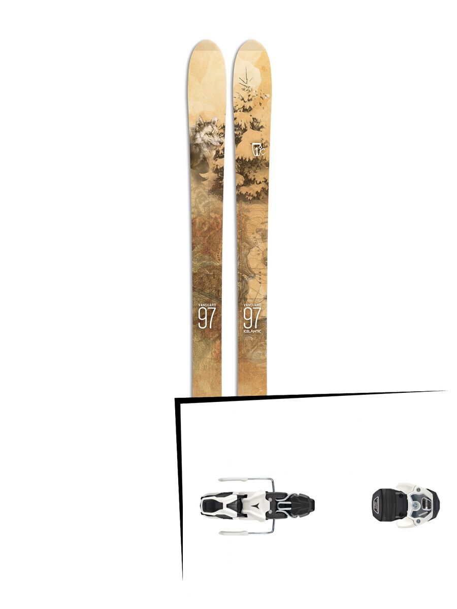 Set: Icelantic Vanguard 97 2017 + Atomic Warden MNC 11 (2193912) - Bild 1