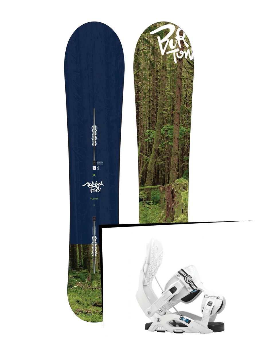 Set: Burton Modified Fish 2017 + Flow Nexus (1513163S) - Bild 1