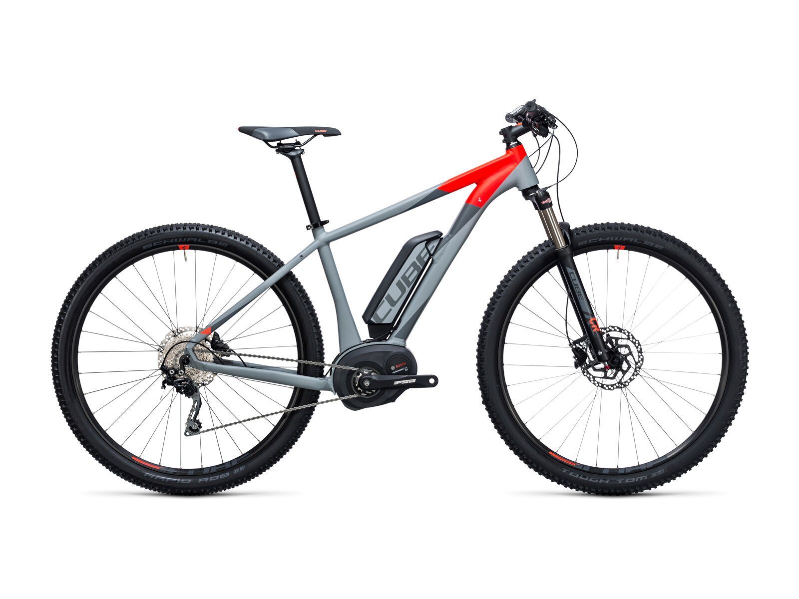 Cube Reaction Hybrid HPA Pro 400 27.5, grey´n´flashred - Bild 1