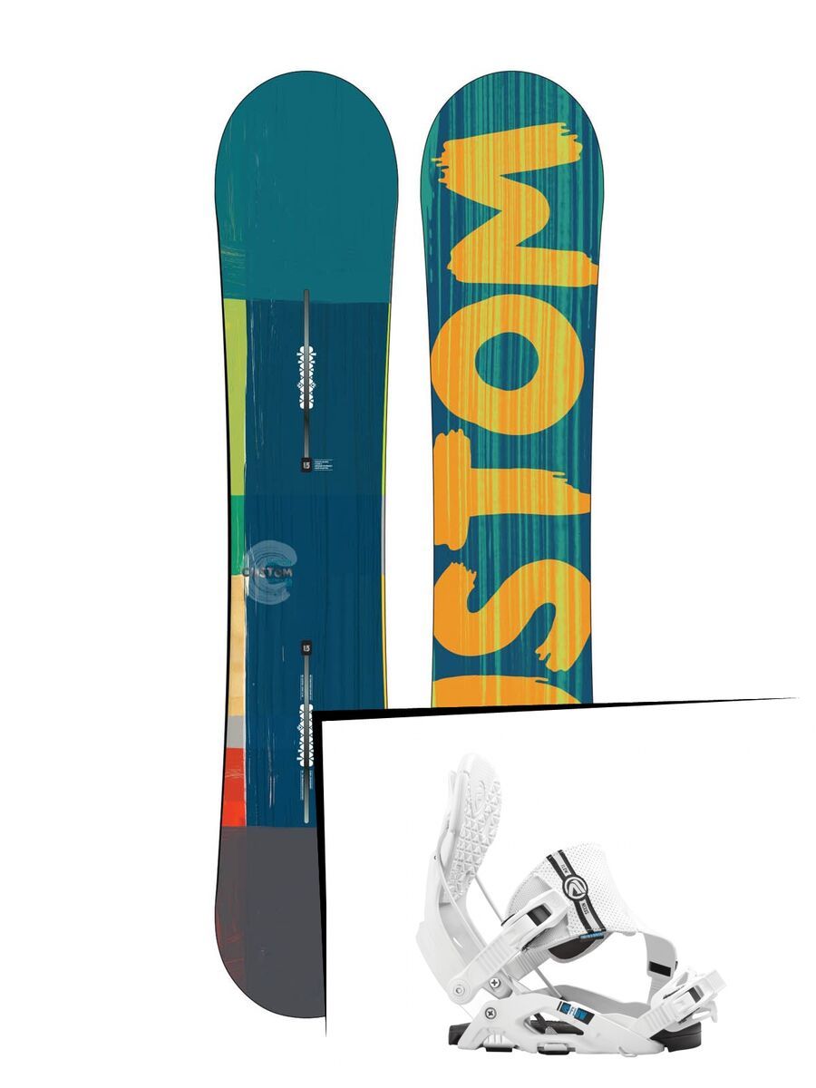 Set: Burton Custom Flying V 2015 + Flow Nexus Hybrid (1513172S) - Bild 1