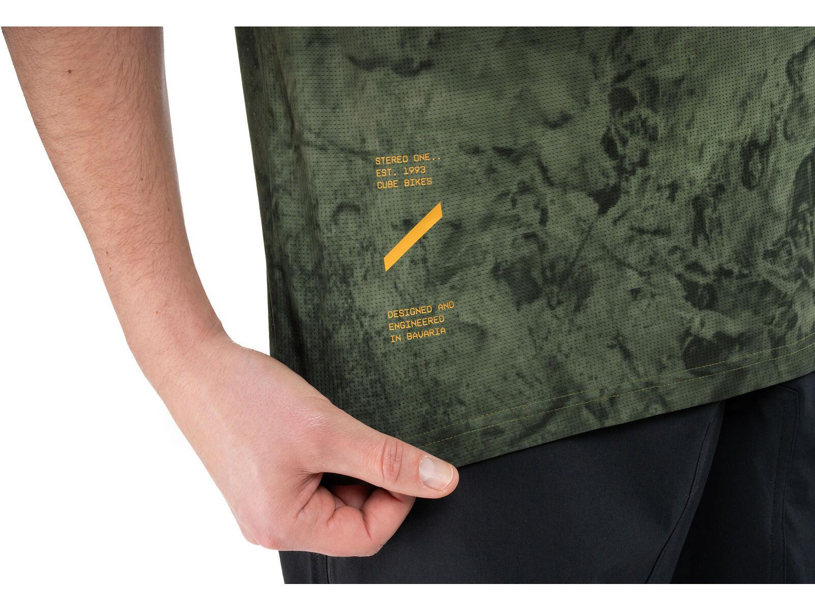 Cube MTB Trikot TM kurzarm, olive - Bild 4