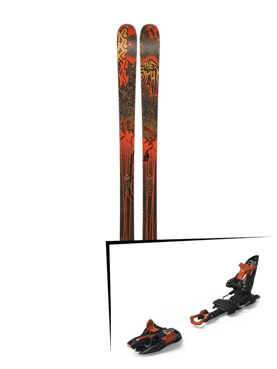 Set: K2 SKI Sight 2019 + Marker Kingpin 13 black/copper - Bild 1