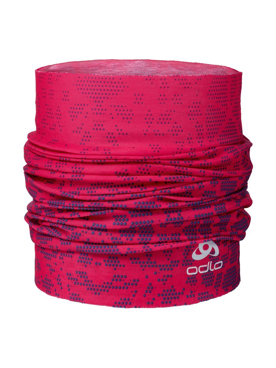 Odlo Printed Light Schlauchschal, diva pink - poseidon - Bild 1
