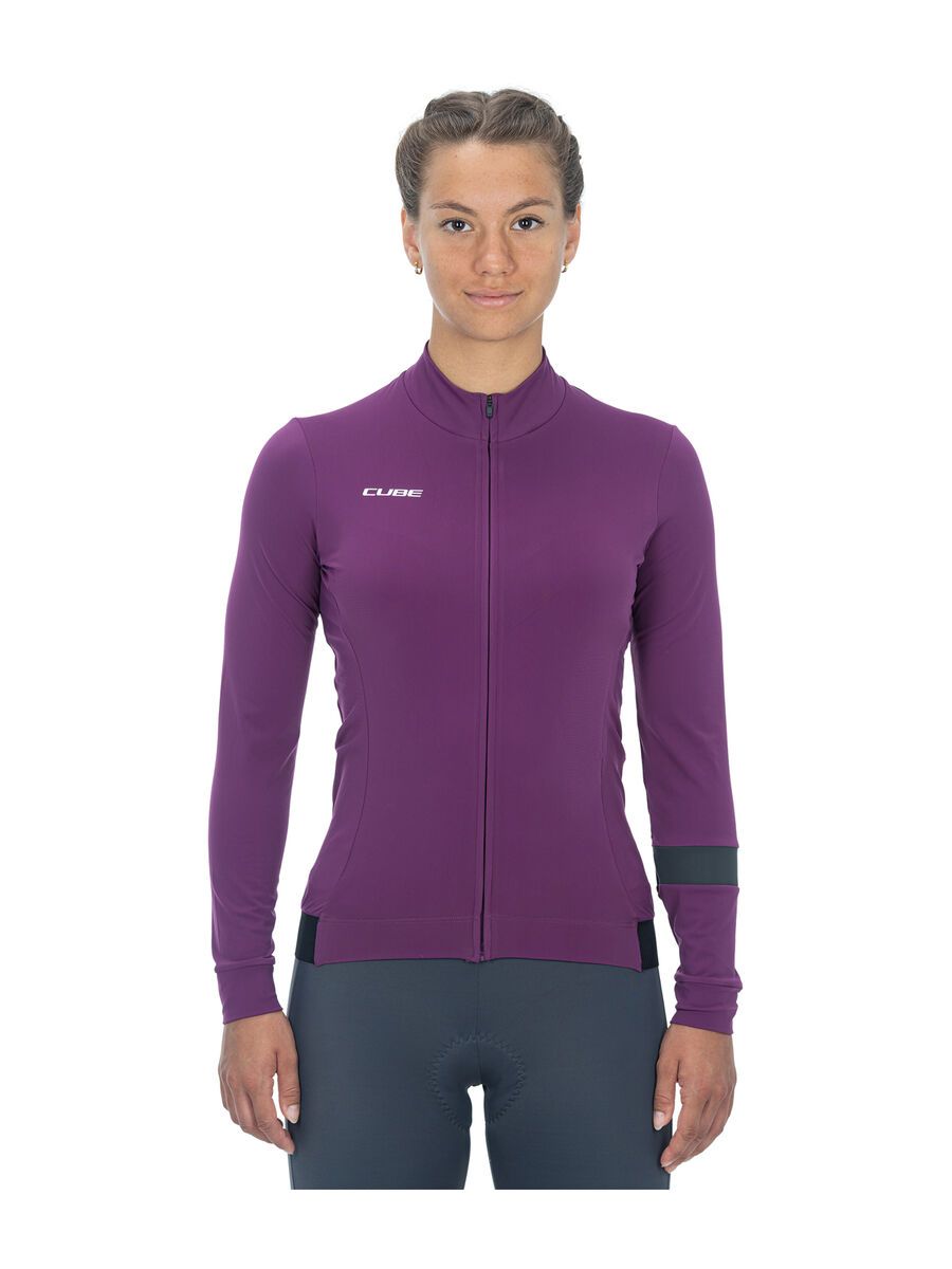 Cube Blackline WS Trikot langarm, violet - Bild 2