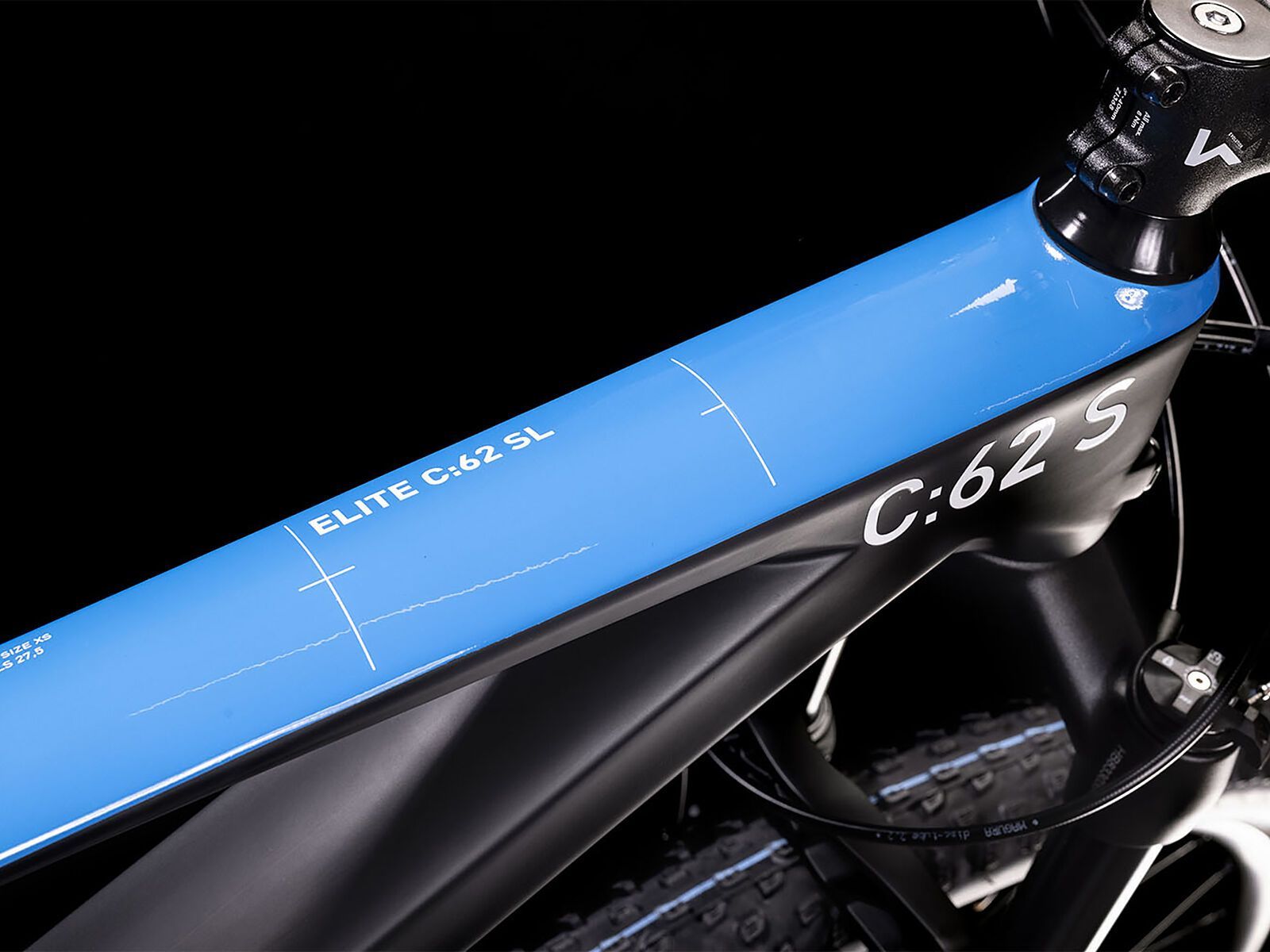 Cube Elite C:62 SL Rookie 27.5, carbon´n´blue´n´red - Bild 2