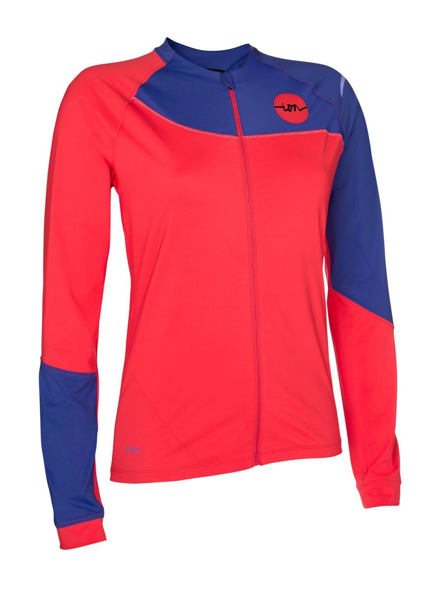 ION Tee Full Zip LS Verta, hibiscus - Bild 1